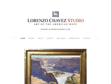 Tablet Screenshot of lorenzochavez.com